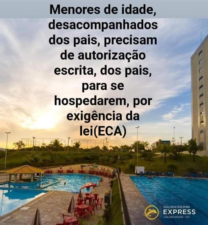 Golden Dolphin Express 5Pessoas Mais 1 Crianca Ate 5 Anos Com Toalhas E Roupas De Cama,Lencois, Travesseiros E Fronhas E 3 Parques Aquaticos Termais Limpeza Impostos E Taxas Ja Incluso Caldas Novas Exteriör bild